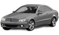 2D коврики EVA в салон и багажник на Mercedes-Benz CLK W209 (2002-2010)