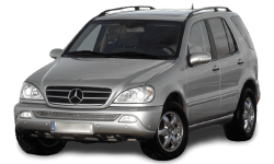 2D коврики EVA в салон и багажник на Mercedes-Benz ML W163 рестайлинг (2001-2005)