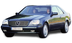 2D коврики EVA в салон и багажник на Mercedes-Benz S C140 (1992-1999)