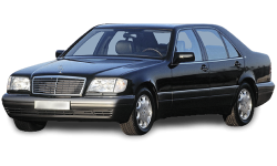 2D коврики EVA в салон на Mercedes-Benz S W140 (1991-1999)