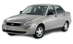 3D коврики EVA с бортами в салон на Lada Priora (2007-2013)