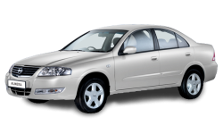3D коврики EVA с бортами в салон на Nissan Almera Classic (2006-2013)
