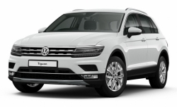 3D коврики EVA с бортами в салон на Volkswagen Tiguan II (2016-н.в.)