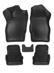3D коврики EVA с бортами в салон на Opel Corsa D (2006-2014)