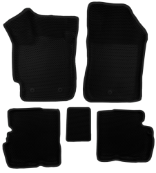 3D коврики EVA с бортами в салон на Nissan Almera G15 (2012-2018)