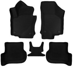 3D коврики EVA с бортами в салон на Volkswagen Golf VI хетчбек 5D (2008-2012)