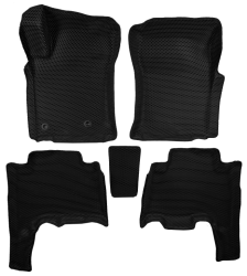 3D коврики EVA с бортами в салон  на Toyota Land Cruiser Prado 150 (2009-н.в.)