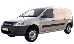 2D коврики EVA в салон на Lada Largus фургон (2012-н.в)